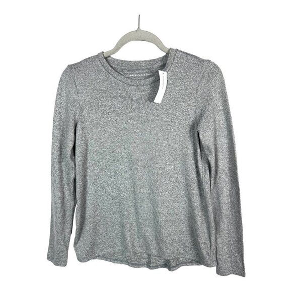 American‎ Eagle long sleeve gray top NWT - Picture 1 of 8